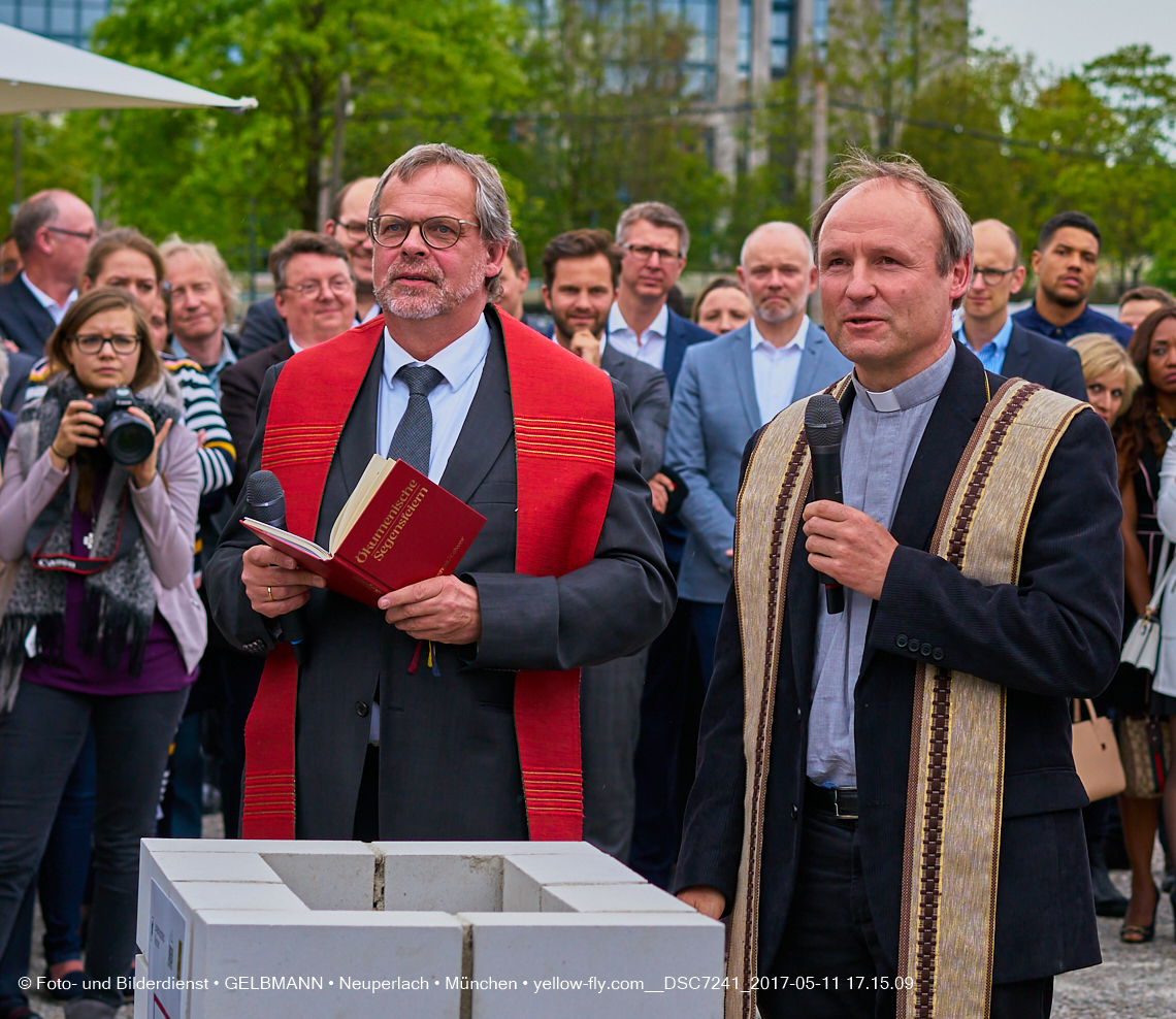 11. Mai 2017 - Grundsteinlegung für die LOGE und dem Kulturquadrat in Neuperlach